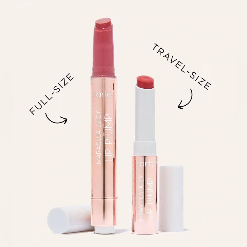 Primrose (Rosy Pink) Maracuja Juicy Lip Plump Tarte NIB NEW Glossy Plump Balm - Picture 11 of 12